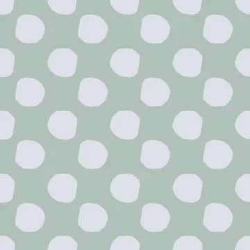 Simple polka dots seamless vector pattern Illustrazione stock