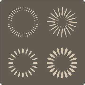 Simple preloaders pack Stock Illustration