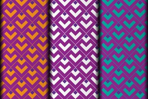 Simple presentation vector eps seamless pattern design template. Stock Illustration