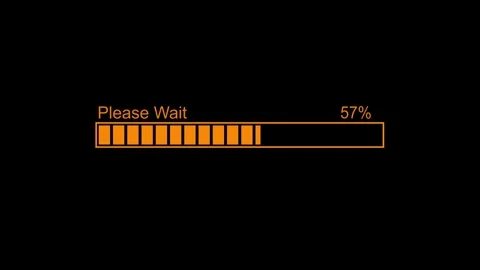 Simple Progress Bar Loading Animation, Minimalist Loading Bar Animation Loop Stock Footage 310273525