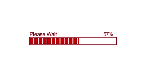 Simple Progress Bar Loading Animation, Minimalist Loading Bar Animation Loop Stock Footage 310273531