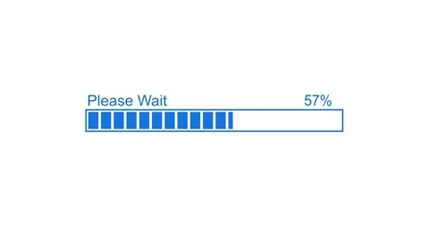 Simple Progress Bar Loading Animation, Minimalist Loading Bar Animation Loop Stock Footage 310273533