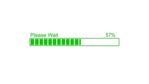 Simple Progress Bar Loading Animation, Minimalist Loading Bar Animation Loop Stock Footage 310273540