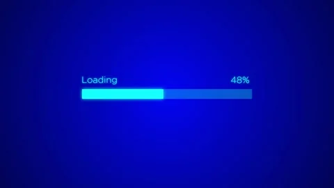 Simple Progress Template with Percentage Indicator,  Stock Footage 303196089