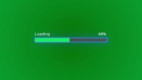 Simple Progress Template with Percentage Indicator,  Stock Footage 303196093