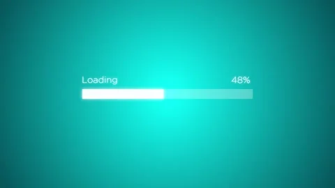 Simple Progress Template with Percentage Indicator,  Stock Footage 303196099