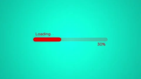 Simple Progress Template with Percentage Indicator,  Stock Footage 303196122