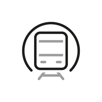 Simple of Public Transport Related Vector Line Icons. Public Transport icon c Stock Illustration