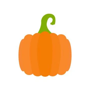 Simple Pumpkin Illustration Stock Illustration
