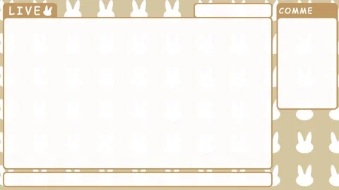 Simple rabbit Looping streaming background. 1080p (5) Stock Footage 258881315