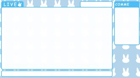 Simple rabbit Looping streaming background. 1080p (6) Stock Footage 258881317