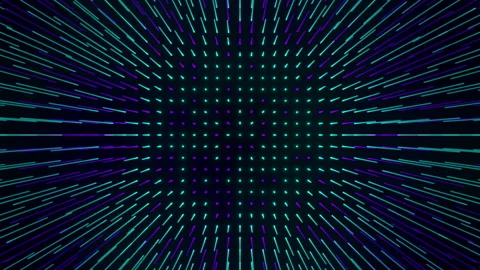 Simple Radial Animation With Lines And Dots Stock Footage 146662643