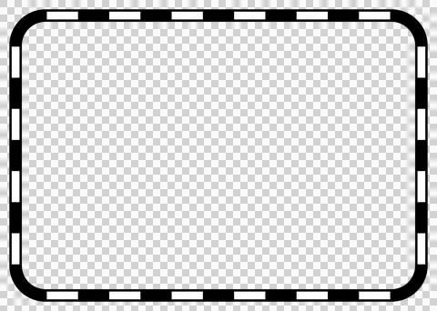 Simple railroad frame with copy space. Stock-Illustration