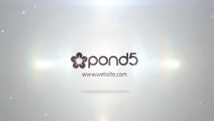 Simple Rainbow Flared Corporate Rotate Glossy Logo Sting Stock After Effects