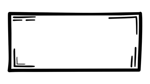 A simple rectangular frame is drawn on the alpha channel. Stock Footage 115731530