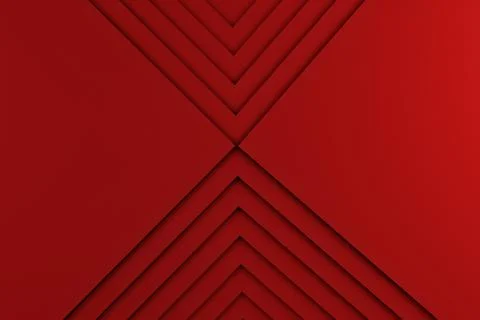 Simple Red Cardboard stack texture .red paper texture geometric top view simple Stock Illustration