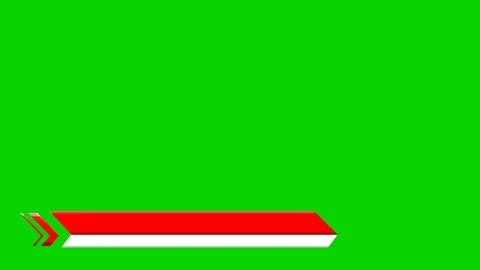 Simple Red Lower Third Stock Footage 113494481