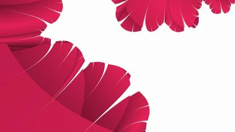 Simple red pattern on white background Illustrazione stock