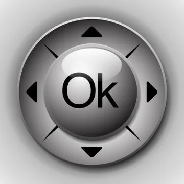 Simple remote dial template Stock Illustration