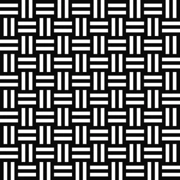 Simple repeating monochrome stripe pattern Illustrazione stock