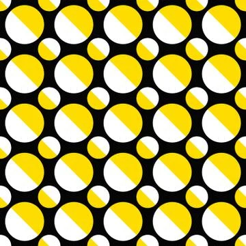 Simple repeating pattern - vector circle background Stock Illustration