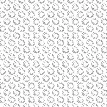 Simple Repeating Swirls in Grey Stock Illustration