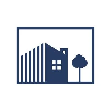 Simple Residential Logo Stock Illustration