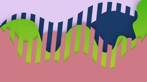 Simple retro art pattern loop. Abstract holographic minimalistic pixel shapes Stock Illustration