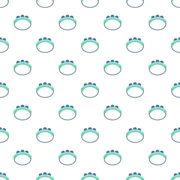 Simple ring jewelry seamless pattern background design イラスト素材