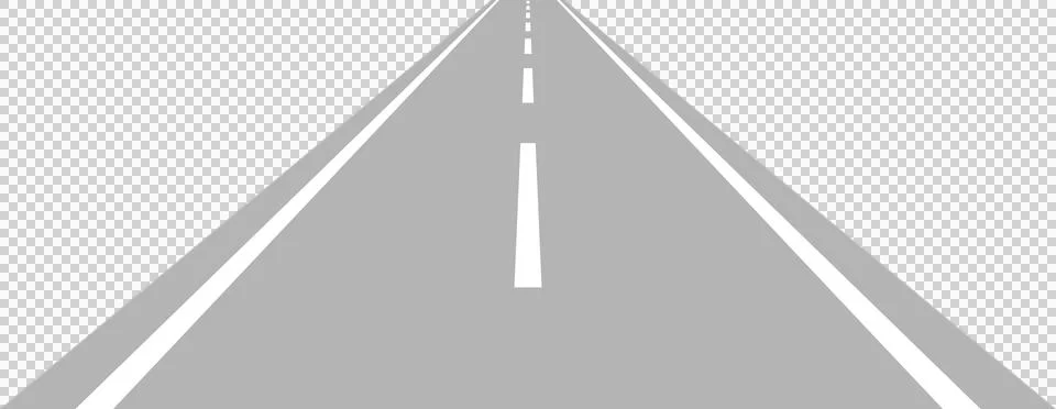 Simple road background with perspective Stock Illustration