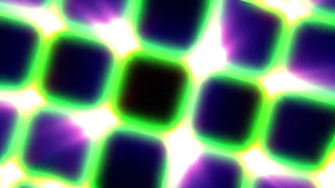 Simple Rotating Neon Green Rays Glow Grid Abstract Motion Background Loop Stock Footage 70215590