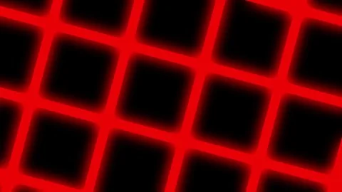 Simple Rotating Red Neon Glow Grid Abstract Motion Background Loop Stock Footage 70212612