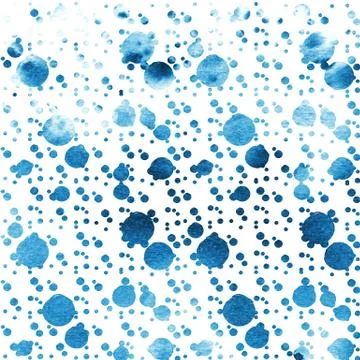 Simple round geometric shapes randomly scattered Stock Photos