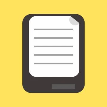 Simple Rounded Paperboard Stock Illustration