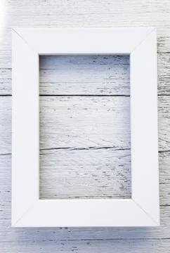 Simple rustic white frame and textured background Stock Photos