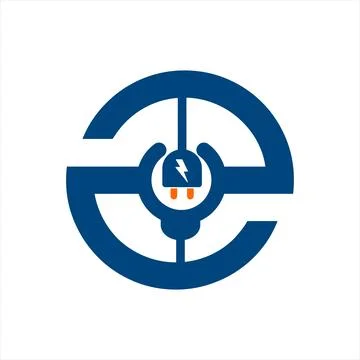 Simple S, GSG, Z initials letter electrical switch shape company vector log.. Illustrazione stock