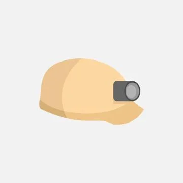 Simple Safety Helmet Vector Illustration Graphic 库存插图