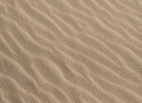 Simple sandy ripples Stock Photos