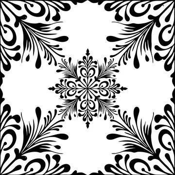 Simple seamless abstract black and white pattern, texture Illustrazione stock