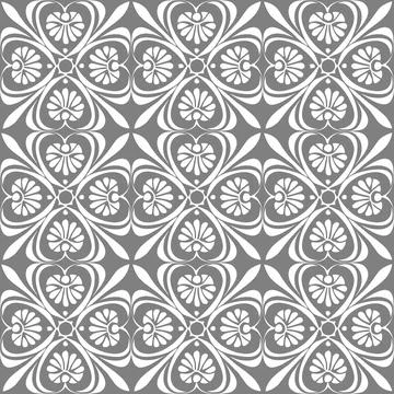 Simple seamless abstract gray and white pattern, texture Illustrazione stock
