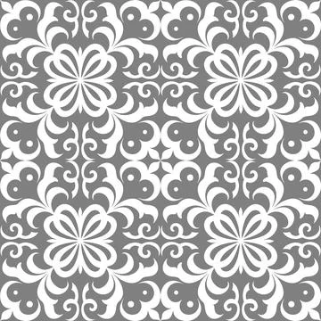 Simple seamless abstract gray and white pattern, texture Stock Illustration