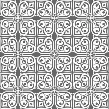 Simple seamless abstract gray and white pattern, texture Stock Illustration