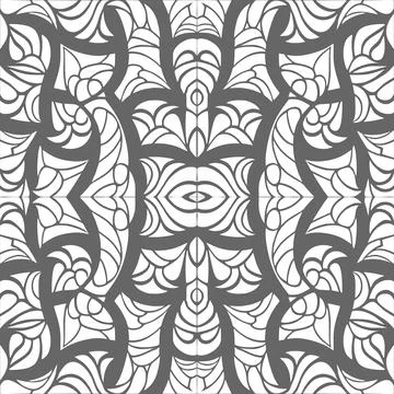 Simple seamless abstract gray and white pattern, texture Stock Illustration