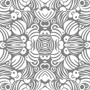 Simple seamless abstract gray and white pattern, texture Stock Illustration