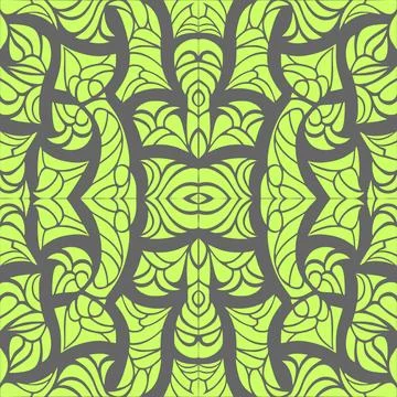 Simple seamless abstract gray green pattern, texture Stock Illustration