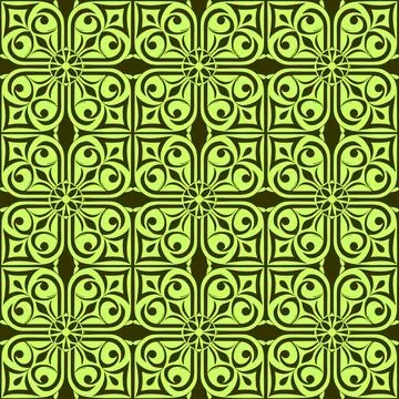 Simple seamless abstract olive green pattern, texture Stock Illustration