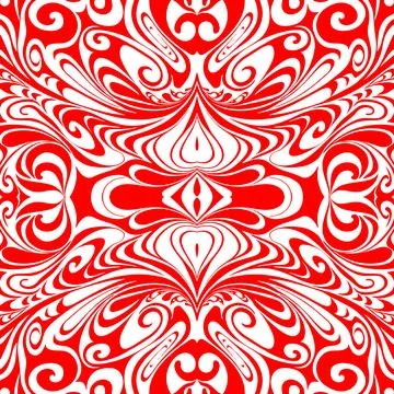 Simple seamless abstract red and white pattern, texture Illustrazione stock