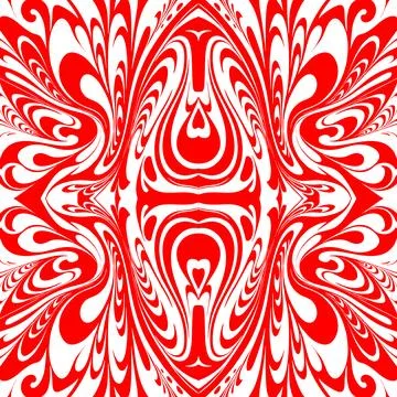 Simple seamless abstract red and white pattern, texture Stock Illustration