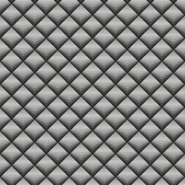 Simple seamless art illusion background with rombs Stock Illustration