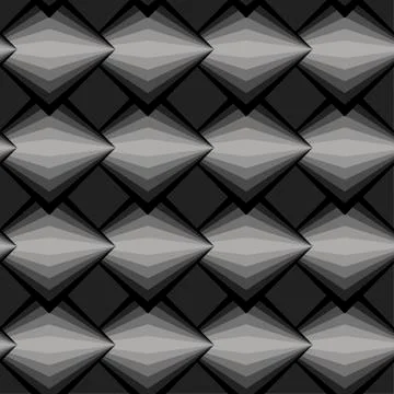 Simple seamless background with rombs Stock Illustration